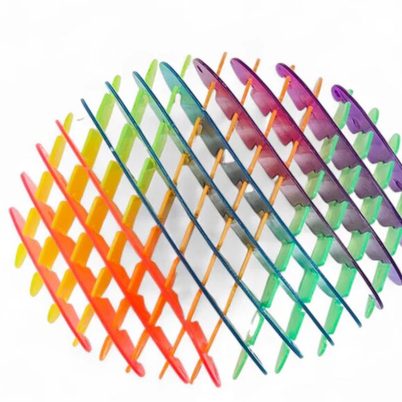 Colorful Worm Fidget Toy for Kids | Stress Relief Sensory Toy | Portable Wiggly - Picture 2 of 3